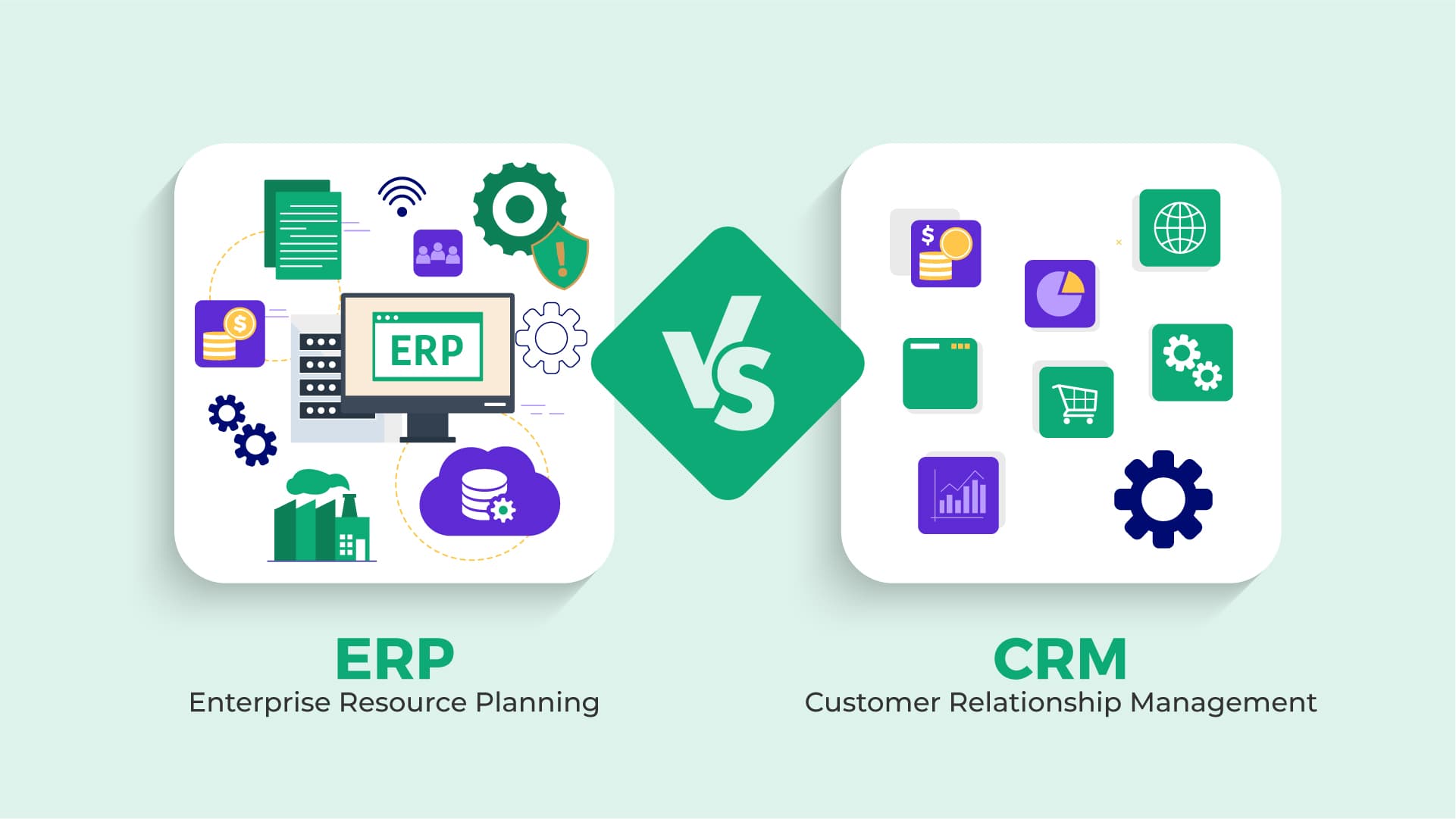 ERP vs. CRM: What's the Difference?
